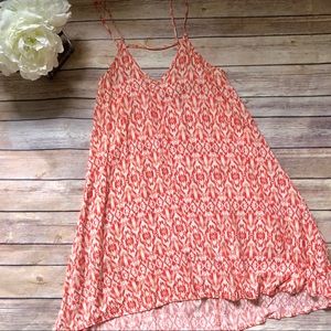 Mimi Chica | Orange Tribal Mini Dress